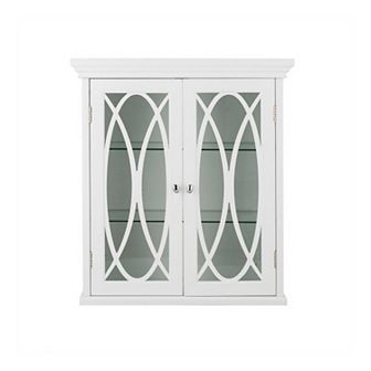 Elegant Home Fashions Florence 2-Door Cabinet Wall Decor