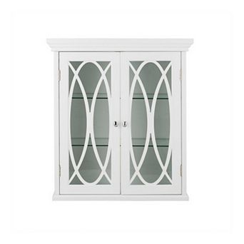 Elegant Home Fashions Florence 2-Door Cabinet Wall Decor