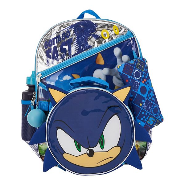 Sonic 2024 hedgehog bookbag