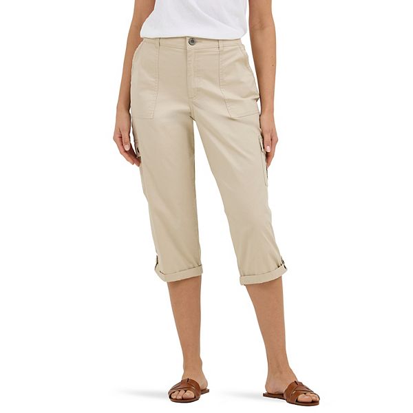 Lee® Womens Flex To Go Mid Rise Cargo Capri Pants