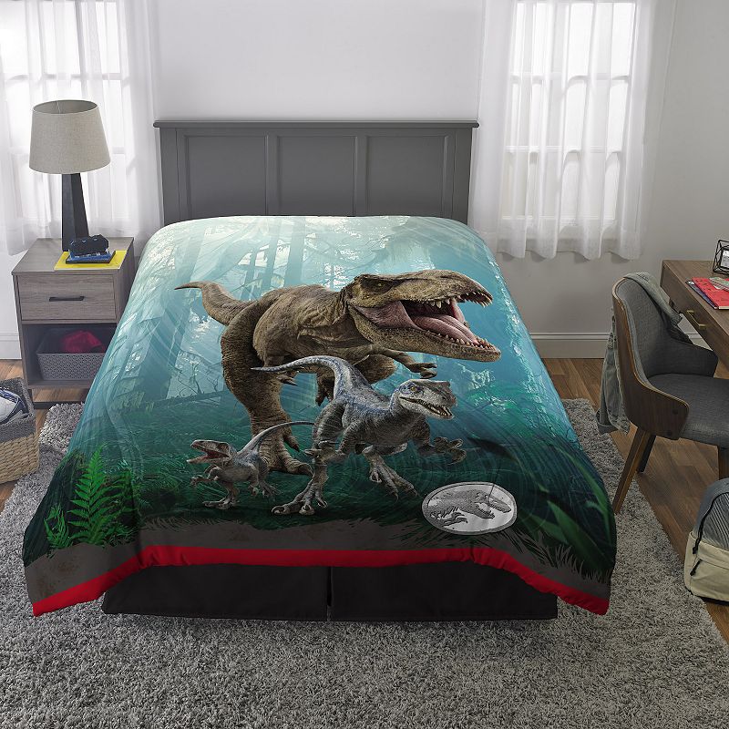 Jurassic World Twin/Full Comforter, Multicolor