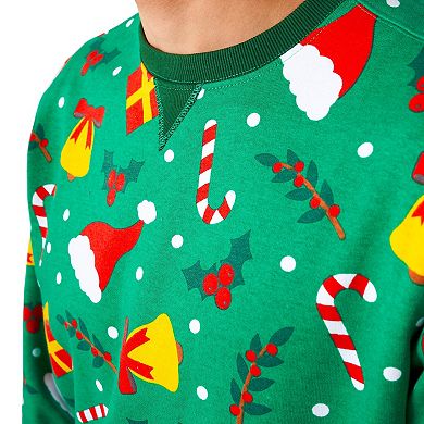 Men's OppoSuits Holiday Greenish Christmas Sweater