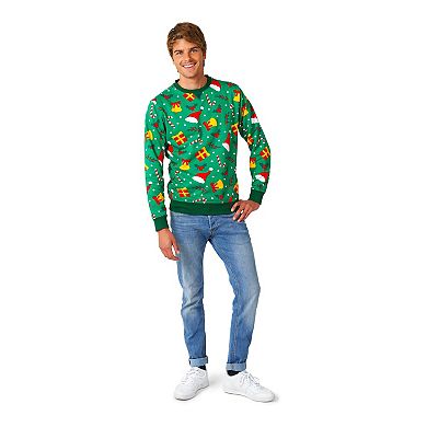 Men's OppoSuits Holiday Greenish Christmas Sweater