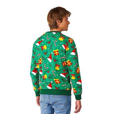 Men's OppoSuits Holiday Greenish Christmas Sweater