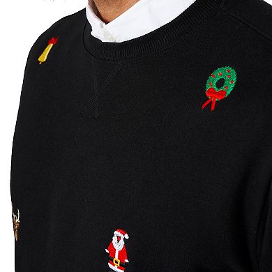 Men's OppoSuits Christmas Icons Black Christmas Sweatshirt