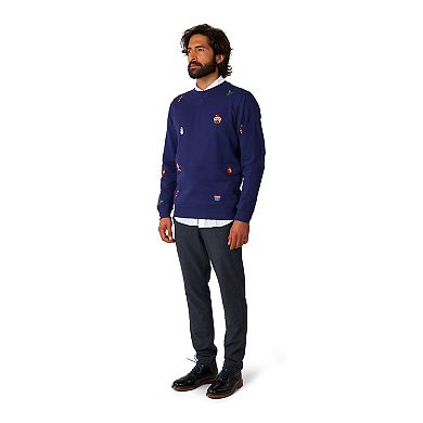 Men's OppoSuits Christmas Icons Navy Christmas Sweatshirt