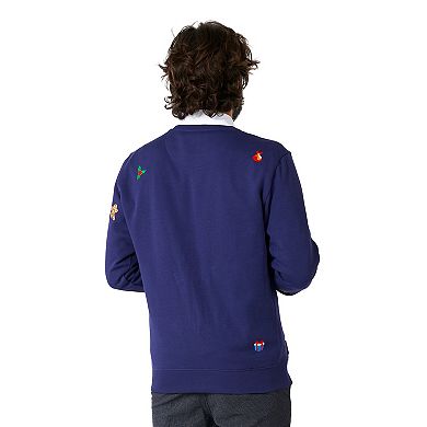 Men's OppoSuits Christmas Icons Navy Christmas Sweatshirt
