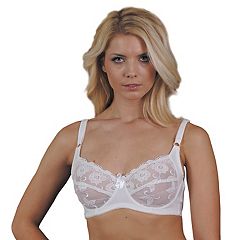 Carnival Women's Plus-Size Women's Full Figure Lace Seamless Molded Corset  Bra Bra, White, 32A : : Clothing, Shoes & Accessories