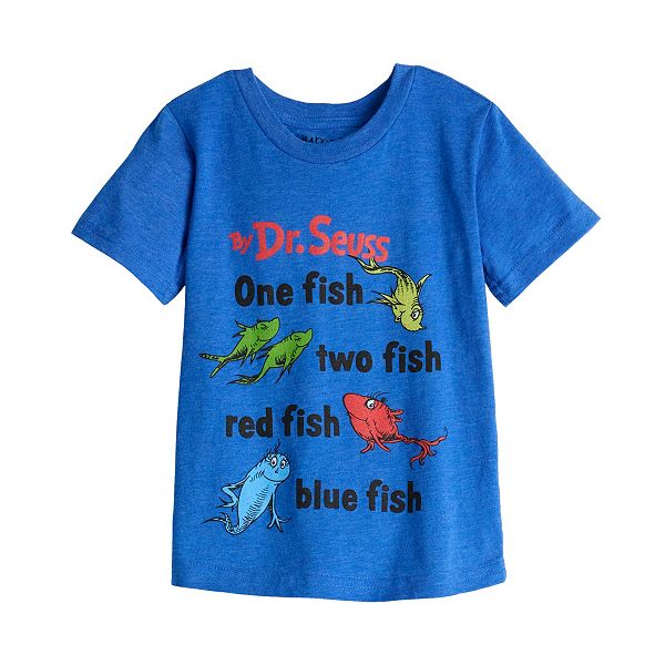 Boxlunch Dr. Seuss One Fish Two Red Blue Spanish Big & Tall T-Shirt