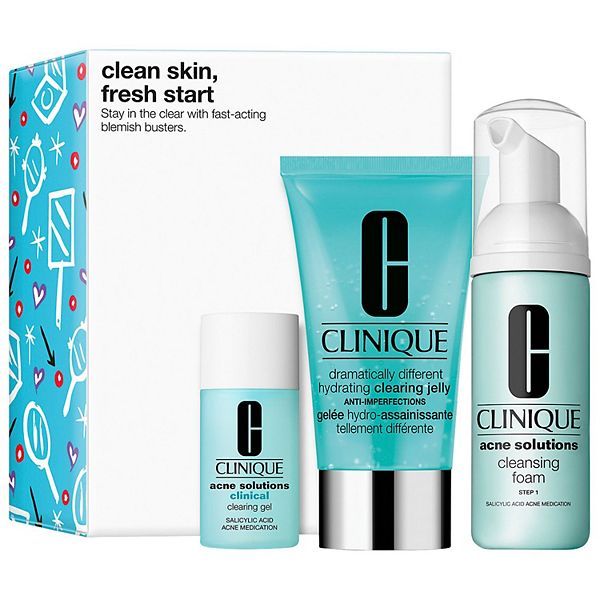 Alert verdwijnen premie CLINIQUE Clean Skin, Fresh Start Acne Solutions Kit