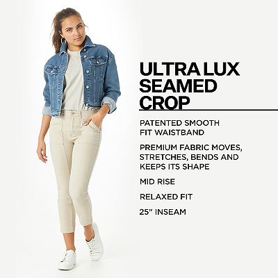 Women's Lee® Ultra Lux Utility Seamed Crop Pants