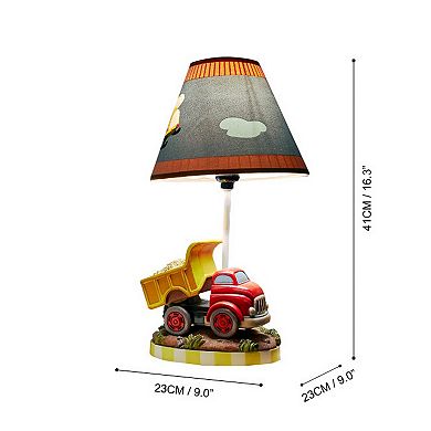 Transportation Dump Truck Table Lamp