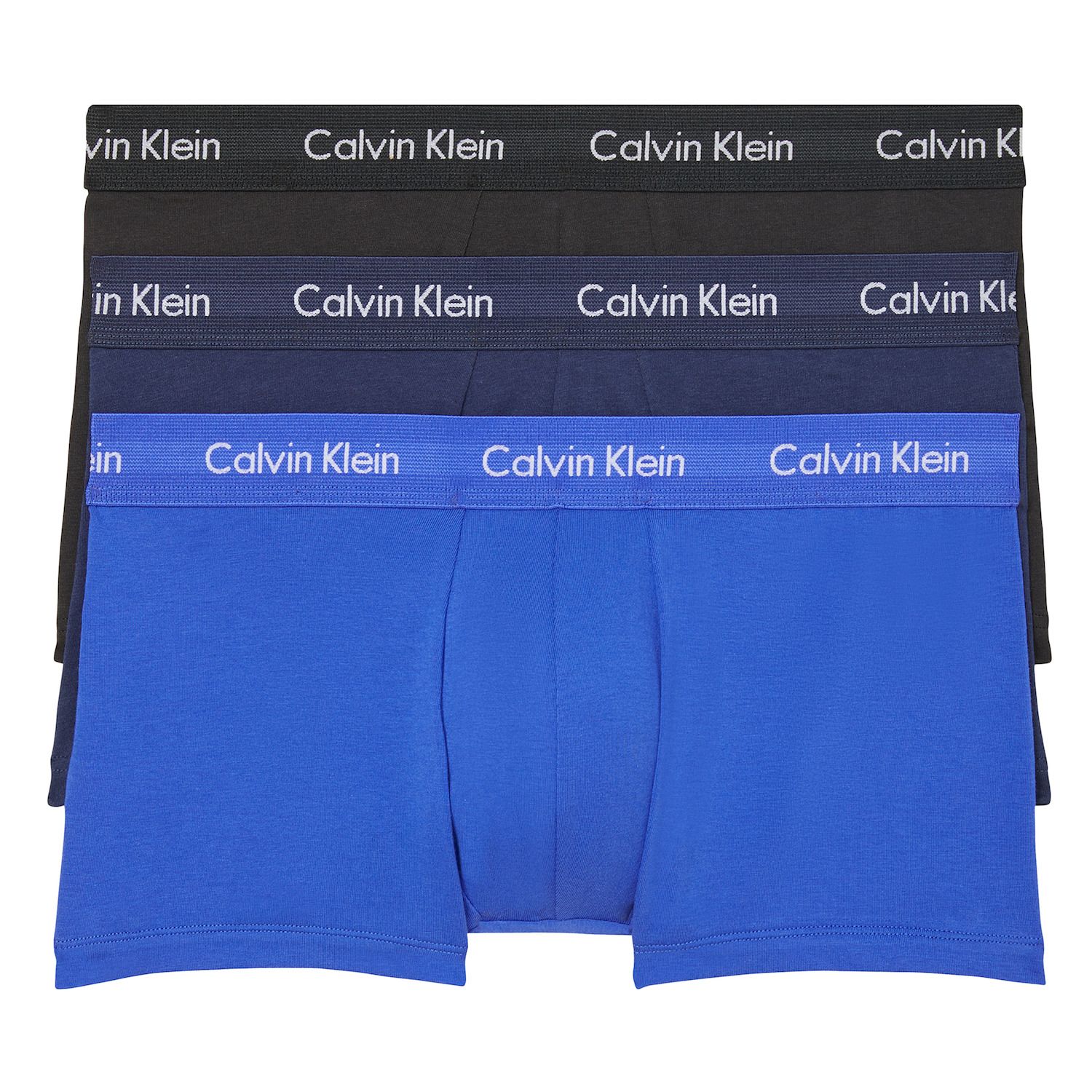 Men's Calvin Klein 3-pack Cotton Stretch Low-Rise Trunks