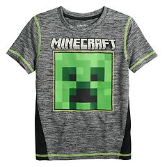 Minecraft T Shirt for Boys Teens Black Short Sleeve Top for Kids Age 5-15