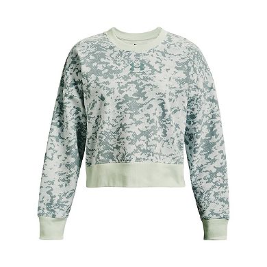 Women's Under Armour Camo Rival Fleece Crew Sweatshirt