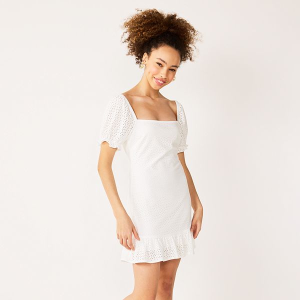 Kohls junior best sale white dresses