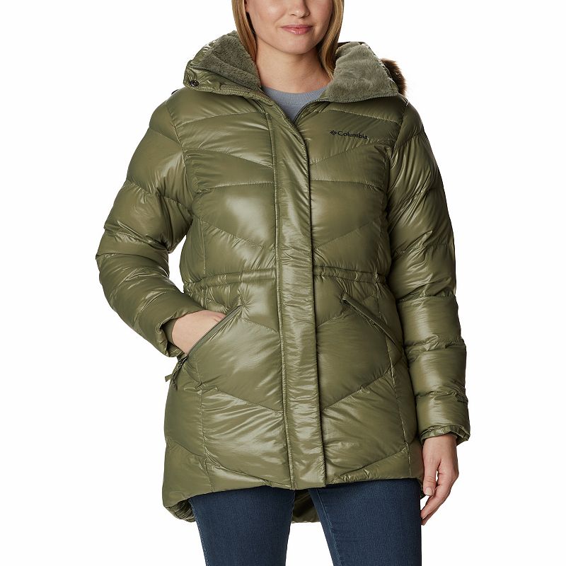 Womens Columbia Peak To Park II Faux-Fur Hood Insulated Jacket, Size: Smal