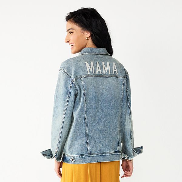 Mama blue shop jean jacket