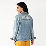 Maternity Sonoma Goods For Life® Embroidered "Mama" Jean Jacket