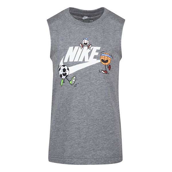 Boys 47 Nike Sleeveless Sportsball Graphic Jersey