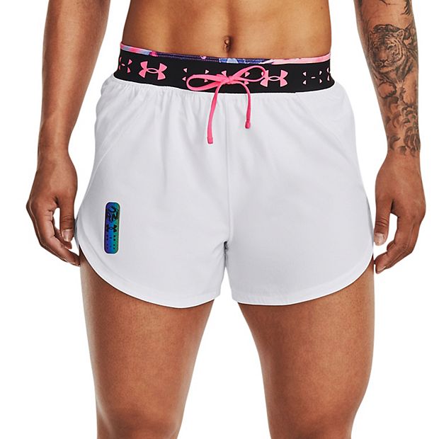 Under Armour co-ord Run Anywhere shorts in white