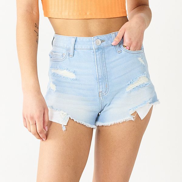 NWT’s Juniors' SO® High Rise Curvy Shortie Shorts