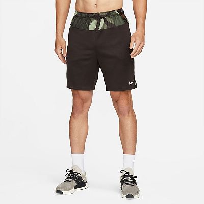 Nike dri-fit men's knit camo training shorts sale