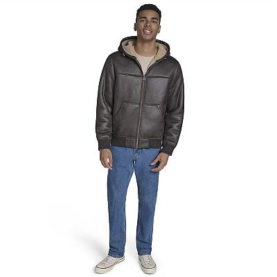 Men's Levi's® Faux Shearling Sherpa Lined Hooded Jacket