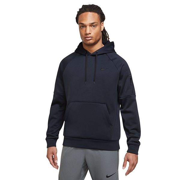 Men's Nike Therma-FIT Pullover Fitness Hoodie - Obsidian (M)