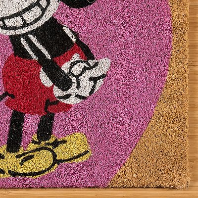 Disney's Mickey & Minnie Valentine's Day Outdoor Coir Door Mat