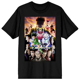 Men's Hunter X Hunter Anime Character Collage Tee