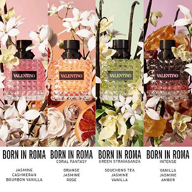 Born in Roma Coral Fantasy Eau de Parfum Travel Spray with Rose & Orange
