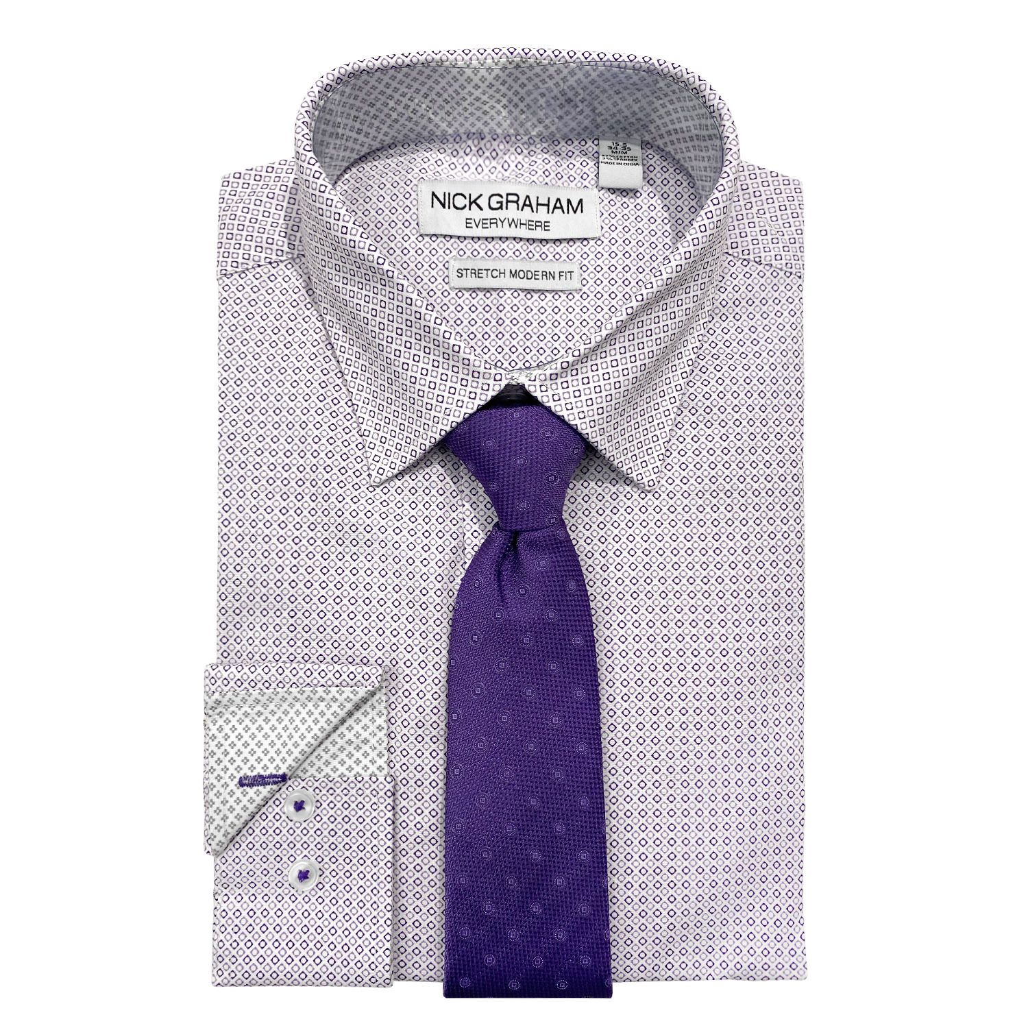 kohls mens fitted dress shirts