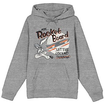 Men's Looney Tunes Wile E. Coyote Hooded Sweatshirt