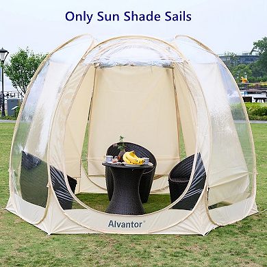 Alvantor Sun Shade Sail Fabric for Screen Tent Bubble Tent