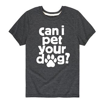 Boys 8-20 Can I Pet Your Dog Graphic Tee
