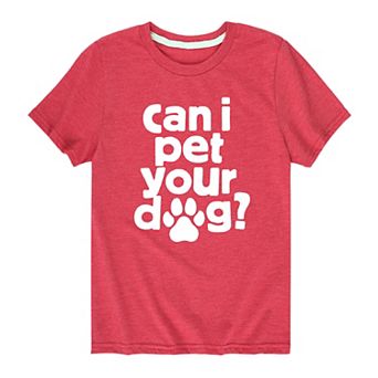 Boys 8-20 Can I Pet Your Dog Graphic Tee