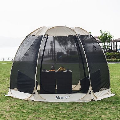 Alvantor Pop Up Screen Tent Camping Tent Canopy Gazebo 10'x10'