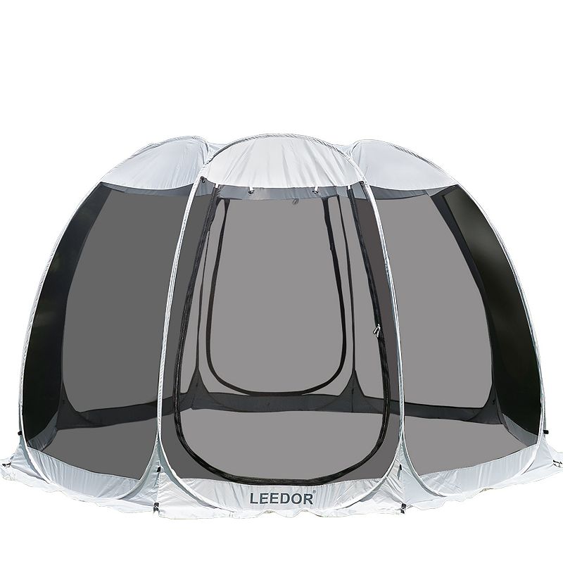 Alvantor Pop Up Screen Tent Camping Tent Canopy Gazebo 12x12, Grey, 12X12