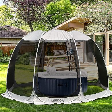 Alvantor Pop Up Screen Tent Camping Tent Canopy Gazebo 12'x12'