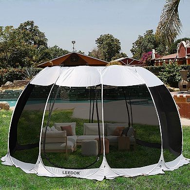 Alvantor Pop Up Screen Tent Camping Tent Canopy Gazebo 15'x15'