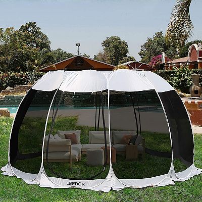 Alvantor Pop Up Screen Tent Camping Tent Canopy Gazebo 15 x15