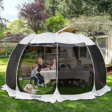 Alvantor Pop Up Screen Tent Camping Tent Canopy Gazebo 15'x15'