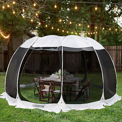 Alvantor Pop Up Screen Tent Camping Tent Canopy Gazebo 15'x15'