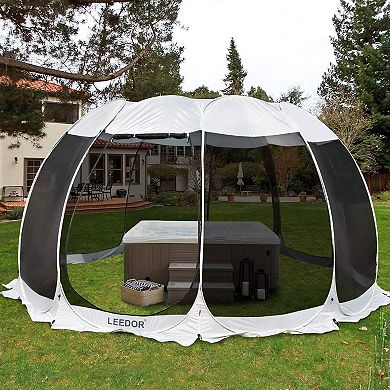 Alvantor Pop Up Screen Tent Camping Tent Canopy Gazebo 15'x15'