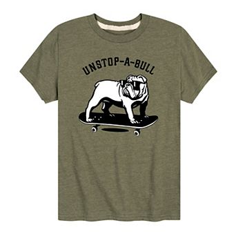 Boys 8-20 Bulldog Skateboarding Graphic Tee