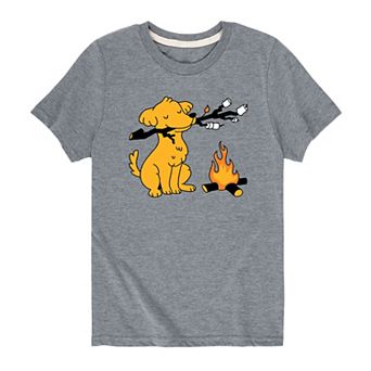 Boys 8-20 Marshmallow Dog Graphic Tee