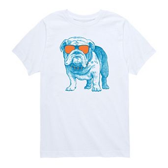 Boys 8-20 Bulldog Sketched Graphic Tee
