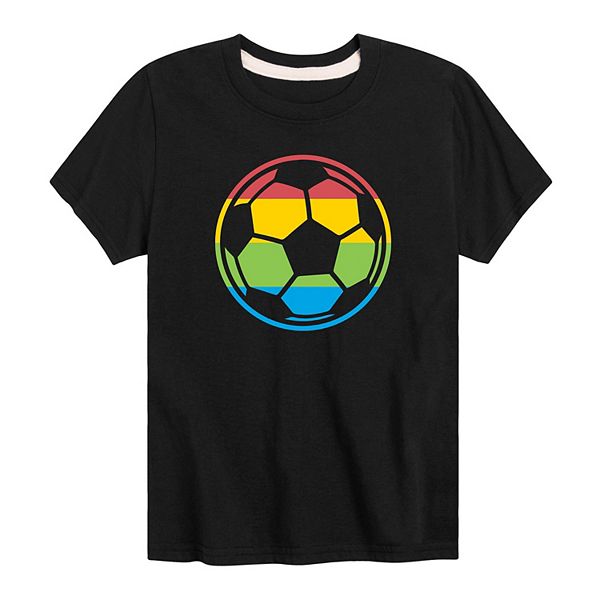 Boys 8-20 Retro Circle Soccerball Graphic Tee