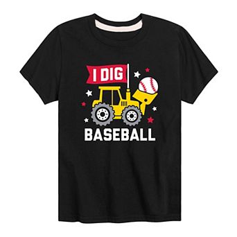 Boys 8-20 I Dig Baseball Graphic Tee
